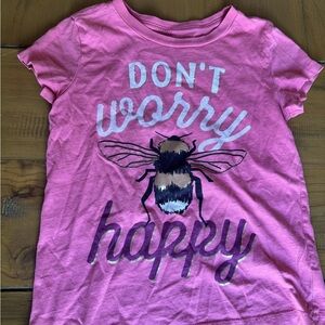 Peek Girls Dont Worry Be Happy Tee Shirt Small